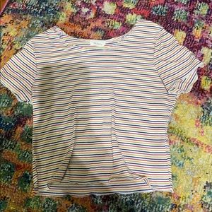 Multicolored crop top